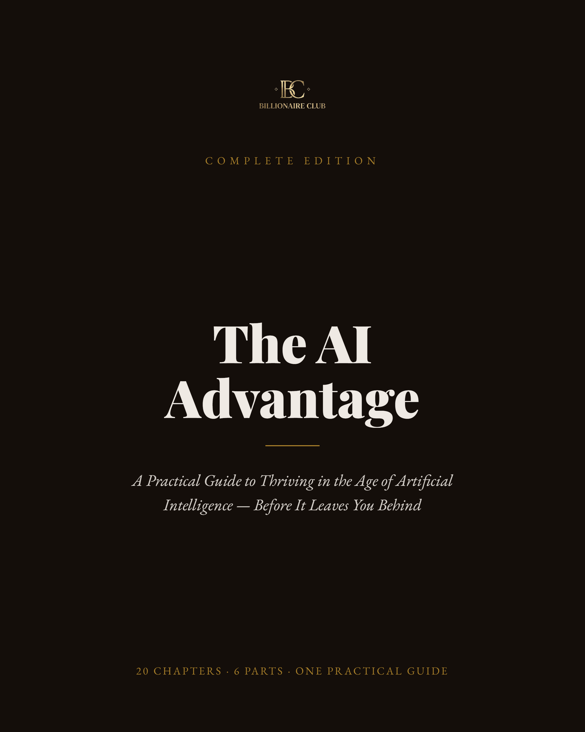 "The AI Advantage — a practical guide to thriving in the age of artificial intelligence, book cover"