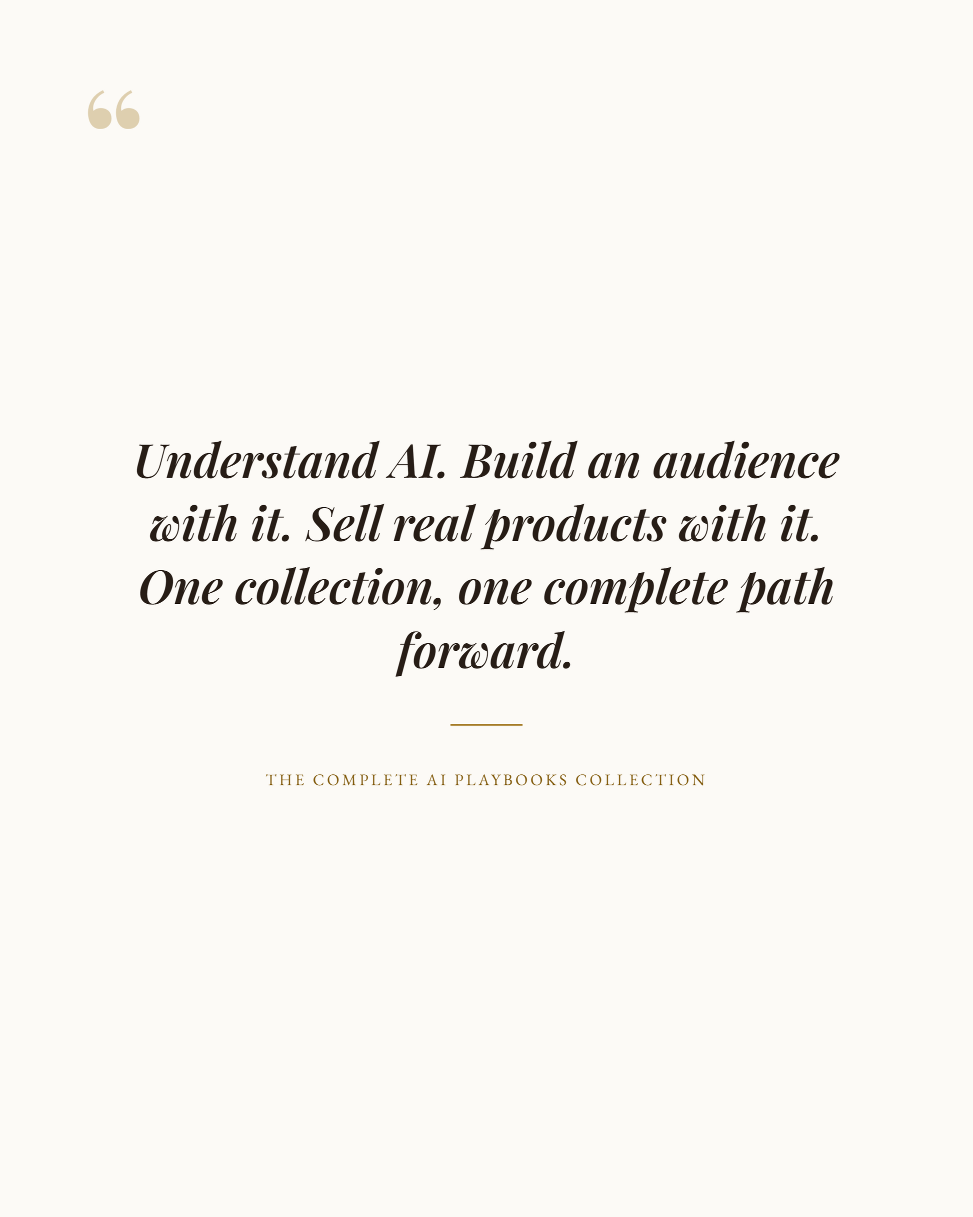  "Billionaire AI Bundle — understand AI, build an audience with it, sell real products with it"